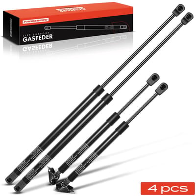 Frankberg 4x Gasveer Motorkap Achterklep voor Ford Mondeo III B5Y