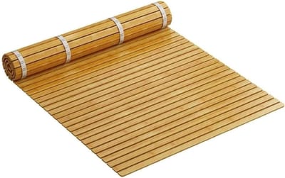 Opvouwbare Bamboe Bed Mat - Zomer Slaapmat Vochtbestendig - Comfortabele Slaap - Lumbale Ondersteuning Ademend - Diverse Maten - Natuurlijk Bamboe
