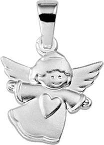 Zilver Gerhodineerd Hanger engeltje - PSN1323164