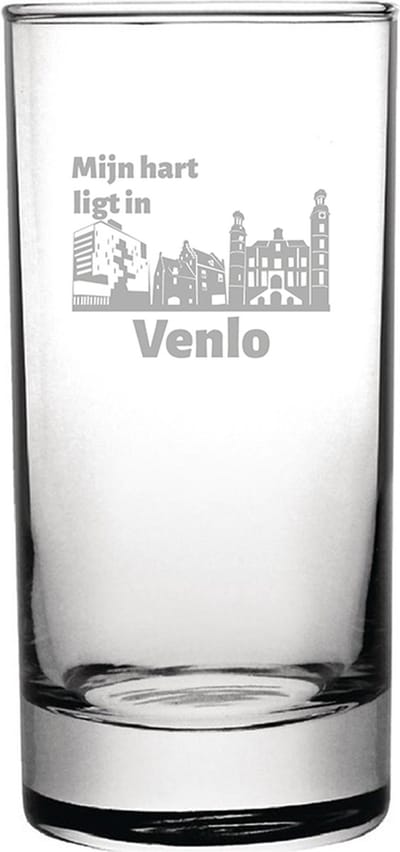 Gegraveerde longdrinkglas 28,5cl Venlo