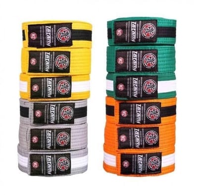 Tatami Fightwear M4 - BJJ Band voor Kinderen - Geel - 100% Katoen - 255cm