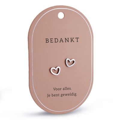 Oorbellen - Bedankt