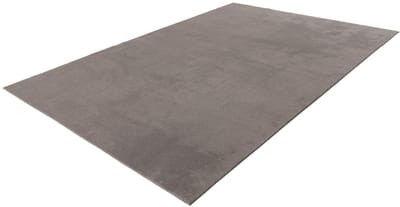 Lalee Vloerkleed - Tapijt - Effen - Grijs - Zacht en Comfortabel - Antislip-onderzijde - Wasmachinebestendig