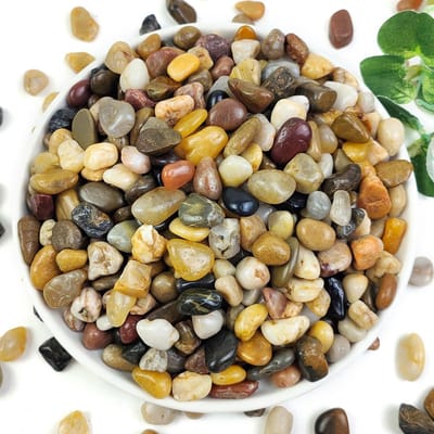 Kiezels Planten - Grind Decoratie - Planten Verzorgen - Natuurlijk Gekleurd - 4.5kg - Natuurlijk
