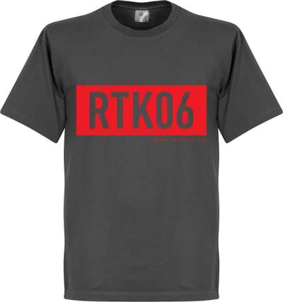 Retake RTK06 Bar T-Shirt - Donker Grijs - M