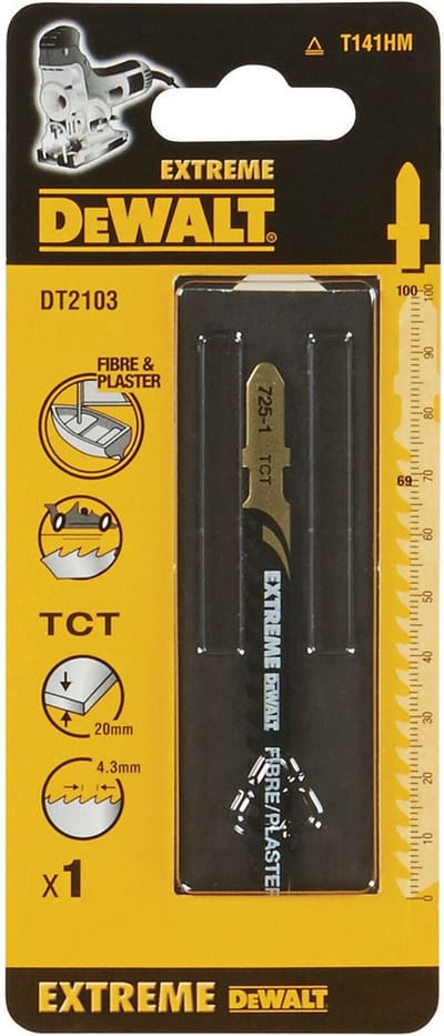 DeWALT DT2103 T 141 HM Decoupeerzaagblad voor Glasvezel & Kunststof VE=1