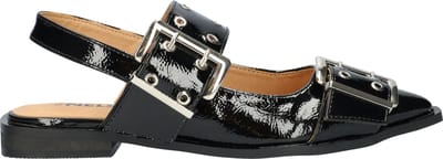 Shoecolate dames instapper - Zwart - Maat 39