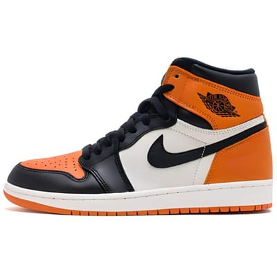 Air Jordan 1 Retro High OG Shattered Backboard 2015 Heren Sneakers Oranje Zwart Starfish 555088-005 41 black