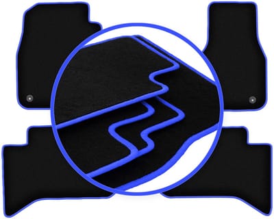 CARLUX-BLUE automatten voor: Dodge RAM short DJ (2009-2019)