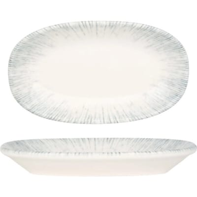 Bonna Serveerschaal - Iris - Porselein - 15x8.5 cm - set van 4