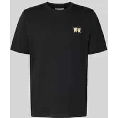 Regular fit T-shirt met logoprint Model 'Bobby'