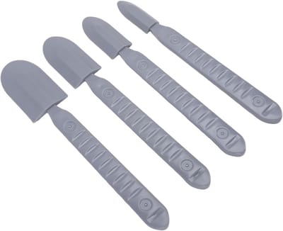 Kit Afwerkingsgereedschap - Kit Spatel - Tegels Afdichten - 4 Flexibele Maten - 27 x 11 x 3 cm