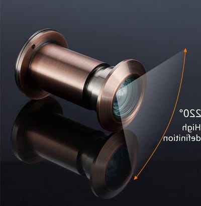 Privacy Scherm voor Deurviewer met 220 Graden Hoek - Veiligheid, Optisch Glas, en Peep Hole Functie