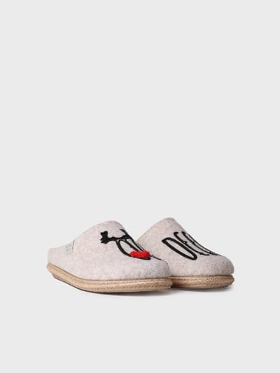 Damesslippers van vilt | DELI-DR