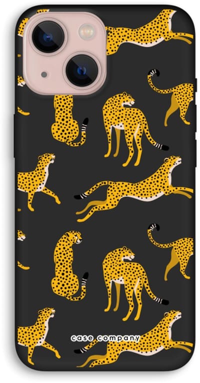 Case Company® - Hoesje geschikt voor iPhone 13 hoesje - Luipaard - Biologisch Afbreekbaar Telefoonhoesje - Bescherming alle Kanten en Schermrand