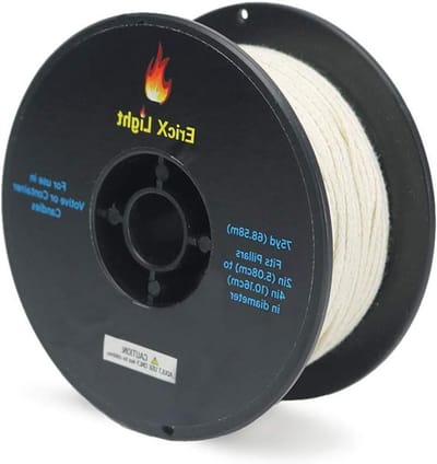 Kaars Lont Spoel - Zink Lont - Kaarsen Maken - Zink Kern - 250ft - Zilver