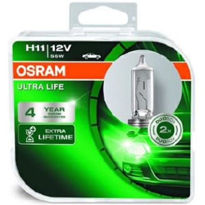 Ams-Osram Lamp Halogeen OSRAM H11 Ultra Life 12V/55W, 2 Stuk