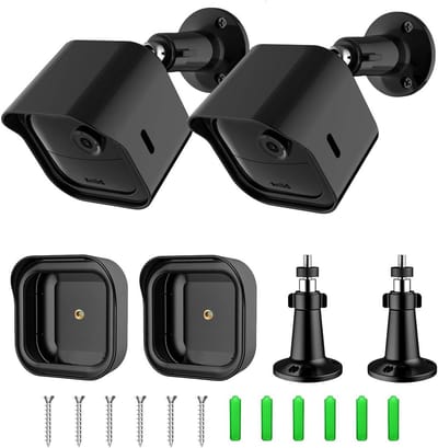 Camerahouder Set - Bevestigingsbeugel - Buitenbeveiliging - 360 Graden Verstelbaar - 2 Stuks - Zwart