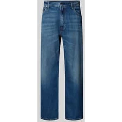 Barrel Jeans in Used-look model 'LUCKY STAR'