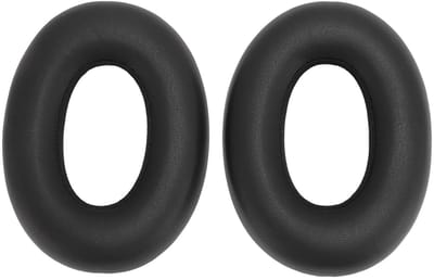 Dailygoods - Oorkussen Vervanging - Geheugenschuim Oorkussens - Comfortabel en Duurzaam - Geschikt voor Bowers Wilkins Px7 - Eiwitleer en Spons - 2 Stuks