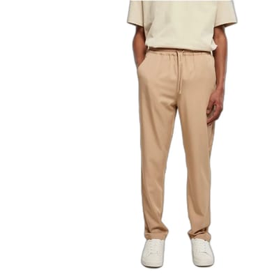 Urban Classics - Tapered Heren joggingbroek - S - Beige