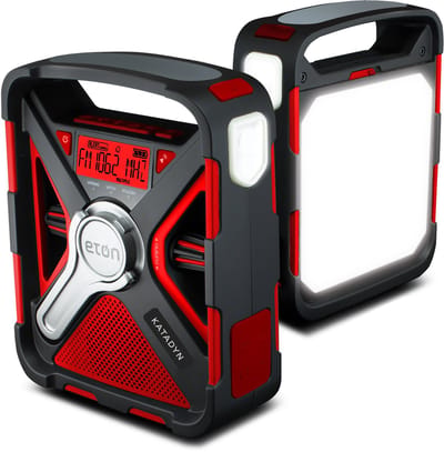 ETON Quest DAB+ Noodradio - Rood / Zwart (Red / Black)