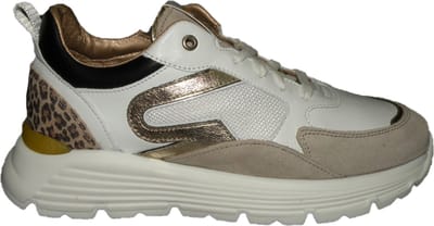 Giga G4110 Lage sneakers - Leren Sneaker - Meisjes - Wit - Maat 34