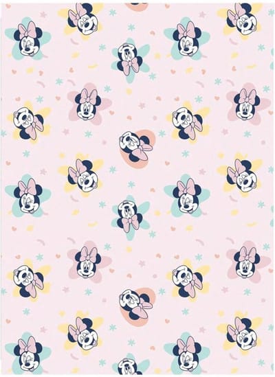 Disney Minnie Mouse Fleeceplaid Stars - 110 x 150 cm - Polyester
