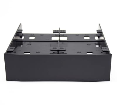 Allecto - Inbouwframe - HDD/SSD Bevestiging - Anti-vibratie - 5,25 Inch Bay - Multifunctioneel - Geschikt voor 2,5 Inch Drives - Inclusief Bevestig...