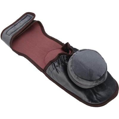 Draagbare Moxibustiezak Verstelbare Koperen Moxa Doos Moxibustie Verwarmings Therapie Accessoire Voet black