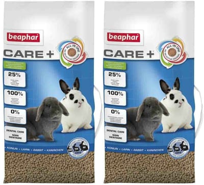 Beaphar Care+ Konijn Adult - 2 x 10 kg - Voordeelverpakking