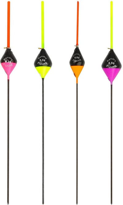Reniers Fishing Dobber RF N7 – Inline Balsa Dobber met Holle 1.5mm Antenne - Kleur: geel,Maat: 0.60g