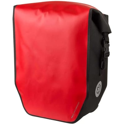 AGU Clean Shelter Fietstas Large – 100% Waterdicht – 21 liter – Gerecycled Materiaal – incl. Laptopvak 14 inch – Rood