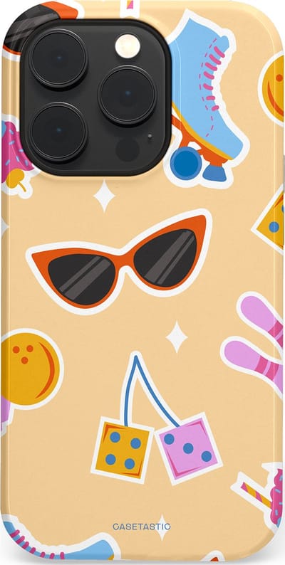 Casetastic Hoesje Geschikt voor Apple iPhone 14 Pro Magsafe - Stijlvolle Beschermende Duo-layer Case - Milkshake vibes