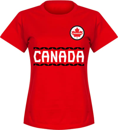 Canada Dames Team T-Shirt - Rood - S