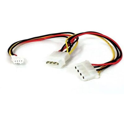 StarTech Splitter voeding 12Volt Molex + 5V FDD