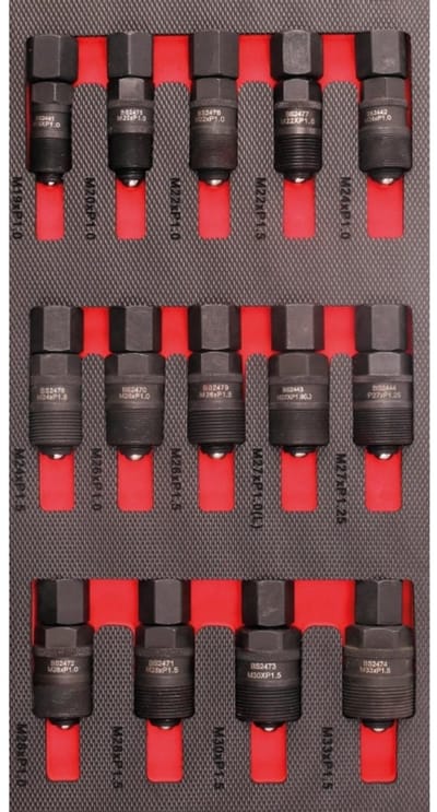 BIKESERVICE Module-inleg "Polietrekker" – 14-delig (Buitendraad)