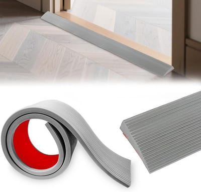 Drempelhelling PVC 100x5.5x1.6 cm - Antislip Oprit voor Rolstoel, Rollator en Scooter