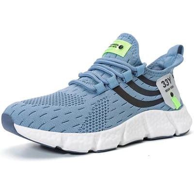 Schoenen voor Dames Luxe Casual Sneakers Schoen Zomer vrouw Hardloopschoenen Ademend Comfortabel Mode Wandelen Sportschoenen 36 blauw