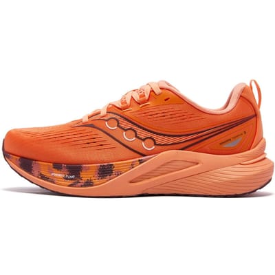 Saucony Tempus 3 Chaussures de Course d'Entraînement Confortables Souples Respirantes Soutenantes Réactives Baskets Unisexe Orange S28251-9 44 red