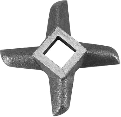Dailygoods- Vleesmolen Mes Kruisvormig - Vervangingsonderdeel - Roestvrij Staal - 5 Verschillende Bladen - Geschikt voor Standmixers - Duurzaam en Makkelijk Schoon te Maken - Snijmes