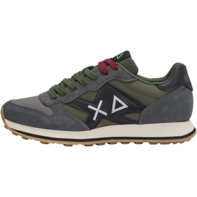 Sun 68 Heren Sneaker Tom Solid Dark Grey | Grijs | Maat: 40