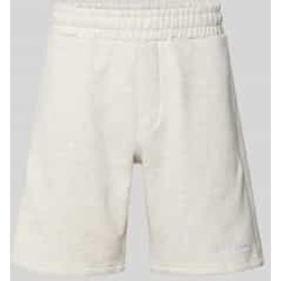 regular fit sweatshorts met gestikt logo