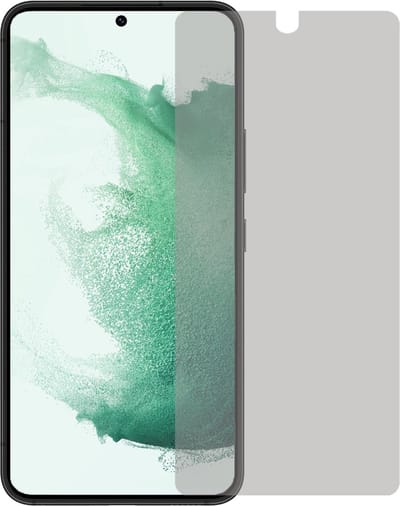 Screenprotector Geschikt voor Samsung Galaxy S22 - Privacy Filter - Beschermglas - Gehard Glas - Tempered Glass - Screen Protector