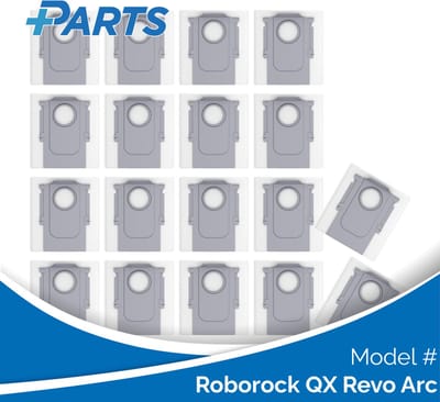 Roborock QX Revo Arc Stofzakken (18 Stuks, Plus.Parts® alternatief voor 8.02.0239)