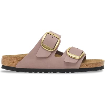 Dames leren sandalen met grote gesp Birkenstock Arizona
