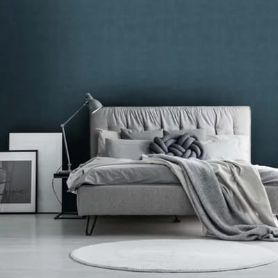 Decomode Vliesbehang Concrete Mat - Blauw - 10,05m X 53cm