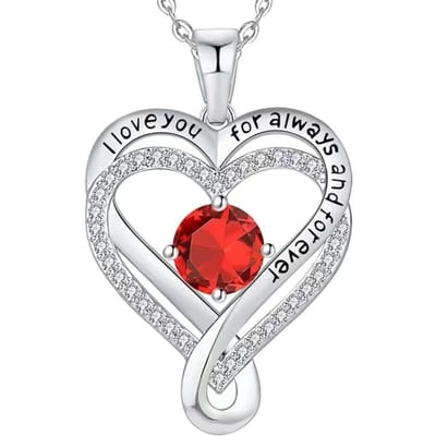 Lumici® Exclusive | Hart In Hart Ketting V3 - Zilveren Hartjes Ketting - S925 Sterling Zilver - CZ Kubieke Zirconia - Valentijn Cadeau - Cadeau Voor Haar - Moederdag Cadeau - Dames Ketting - Liefde - Tijdloos Design