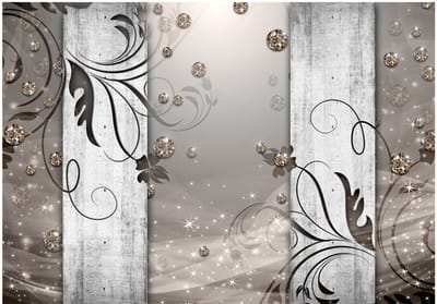 Fotobehangkoning - Behang - Vliesbehang - Fotobehang - Land of the Fireflies - Diamanten Luxe - 400 x 280 cm