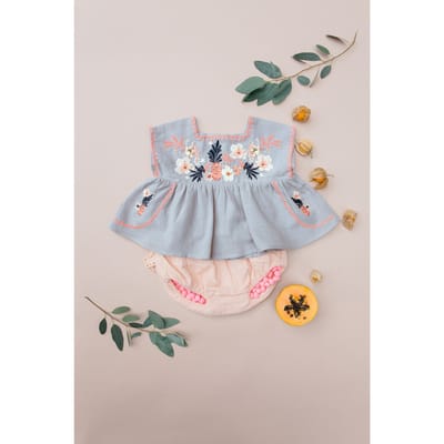 Louise Misha Top Tilu Silver Cloud Maat: 9M | Overhemden Outlet | Unisex | Grijs